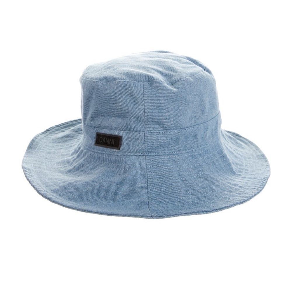 Ganni Blue Bucket Hat size Medium/Large
